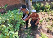 Bhabinkamtibmas Desa Taman Indah Intensifkan Silaturahmi dan Cek Pekarangan Bergizi Dukung Ketahanan Pangan