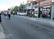 Wujud Pelayanan kepada Masyarakat Personel Polsek Sukamulia Lakukan Pengaturan Lalu Lintas