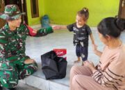 Kepedulian Babinsa Bantu Balita Stunting di Karang Bayan