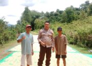 Polsek Pajo Pantau Penjemuran Jagung, Dukung Ketahanan Pangan Nasional