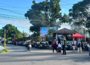 SAT LANTAS POLRES DOMPU AMANKAN CAR FREE DAY, ARUS LALU LINTAS LANCAR DAN KONDUSIF