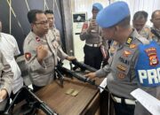 Tegakkan Disiplin Personel, Senpi Inventaris SPKT Polres Sumbawa Jalani Pemeriksaan Berkala