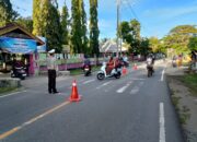 Polsek Maluk Gelar Rawan Pagi di SMPN 1 Maluk, Jaga Kamtibmas dan Kelancaran Lalu Lintas