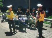 Satlantas Polres Lombok Barat Patroli Malam di Jalur 3C