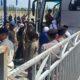 Pastikan Jalur Steril, Sat Samapta Polres Lombok Barat Kawal Iring-iringan Bus Jamaah Haji Hingga Jalan Lingkar