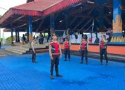 Sat Samapta Kawal Keberangkatan Calon Jamaah Haji Lobar