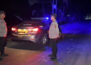 Polisi Sisir Jalur Perbatasan Kediri-Pringgarata Saat Dini Hari Guna Tekan Angka Kriminalitas 3C