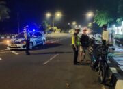 Satlantas Polres Lombok Barat Bergerak Tutup Ruang Gerak Balapan Liar Malam Hari di Bypass BIL 2