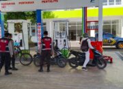 Pastikan Stok BBM Aman, Sat Samapta Polres Lombok Barat Siaga di Titik Vital Kecamatan Lembar