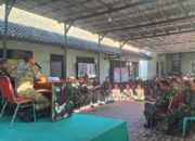 Pengarahan Humanis Dandim 1606 Bangun Prajurit Tangguh dan Loyal
