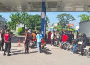 Waspada Kriminalitas di Pusat Ekonomi, Sat Samapta Polres Lombok Barat Perketat Patroli SPBU