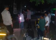 Patroli Dialogis, Polsek Sanggar Pantau Aktivitas Masyarakat di Malam Hari dan Pastikan Situasi Kamtibmas Kondusif