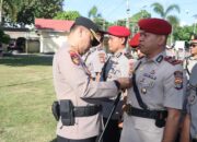 Kapolres Bima Kabupaten AKBP Muhammad Anton Bhayangkara Gaisar S.I.K.MH, Pimpin Upacara Sertijab 4 Kasat, 2 Kapolsek,Kasi Propam.