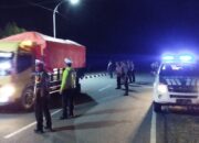 Tekan Kemacetan Arus Lalulintas dan Cegah Kejahatan Jalanan Satlantas Polres Bima Kabupaten Gencarkan Patroli Malam Hari