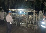 Antisipasi Kejahatan di Jam Rawan, Polsek Sekotong Patroli Dialogis hingga ke Kandang Komunal Warga