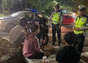 Satlantas Polres Lombok Barat Jamin Keamanan Jalur Bypass Sepanjang Malam dari Ancaman 3C