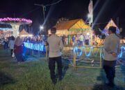 Polsek Gerung Amankan Jalannya Pasar Malam UMKM dan Hiburan Rakyat