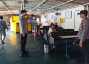 Arus Mudik Liburan Mulai Padat, Personel Gabungan Siaga Penuh di Dermaga Pelabuhan Lembar