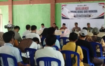 Desa Sokong Deklarasikan Perang Bersama Melawan Narkoba