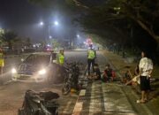 Antisipasi Balap Liar, Polres Lombok Barat Gelar Patroli Malam
