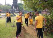 Sambut Hari Bhayangkara tahun 2026, Polda NTB Gelar Kurve di Pure Jagat Natha Mayura