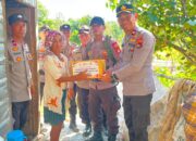 Hari Bhayangkara Ke-80, Polsek Madapangga Bersama Bhayangkari Berbagi Kebahagiaan Bagi Masyarakat Kurang Mampu
