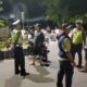 Bundaran Penas Ramai, Polres Lombok Barat Antisipasi Kemacetan