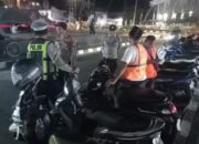Patroli Blue Light Polsek Tanjung Sapu Wilayah Hukum, Cegah 3C + Antisipasi Cuaca Ekstrim