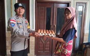 Lewat Program Nutrisi Mantap, Polsek Sekotong Intervensi Gizi Lansia Desa Pelangan