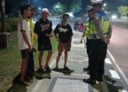 Cegah Kriminalitas Malam, Polres Lombok Barat Sisir Titik Rawan Bypass BIL 2