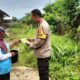 Aksi Nyata Bhabinkamtibmas Labuapi Ajak Warga Manfaatkan Lahan Pekarangan untuk Pangan Mandiri