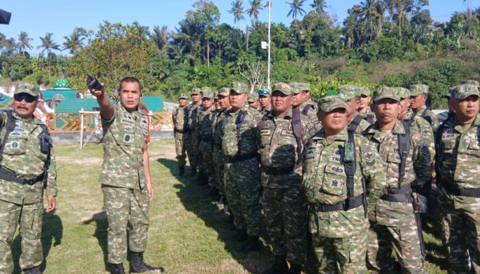 Dandim 1606/Mataram Pimpin Pengamanan Ketat Kunjungan Presiden di Bendungan Meninting