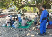 Jaga Keamanan Wisatawan, Polisi Gencarkan Pengamanan di Pantai Senggigi Lombok Barat