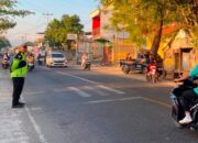 Antisipasi Kemacetan dan Kecelakaan di Jam Sibuk, Satlantas Polres Bima Kabupaten Gelar Kegiatan Rawan Pagi