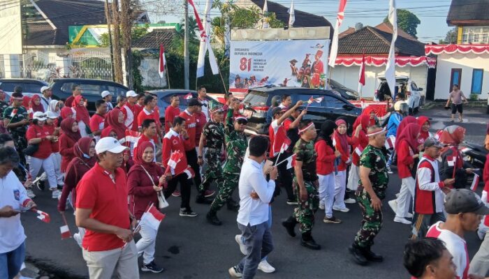 Lautan Merah Putih Warnai Mataram, Ribuan Warga Bersatu Kobarkan Nasionalisme