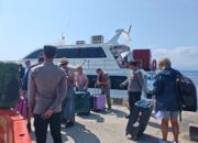 Polsubsektor Gili Indah Pos Gili Trawangan Gelar Patroli di Dermaga Pelabuhan