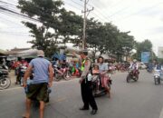 Polsek Tanjung Gelar Giat Rawan Pagi di Depan Pasar Umum Tanjung