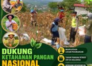 Polri Dukung Astacita, Polsek Rengel Polres Tuban Turun Cek Tanaman Padi Warga di Desa Maibit