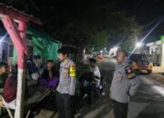 Cipta Kondisi diwilayah Hukumnya Polsek Monta Pertebal Patroli KRYD Malam Hari