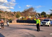 Antisipasi Kemacetan Arus Lalulintas di Jam Sibuk, Satlantas Polres Bima Kabupaten Gelar Rawan Sore