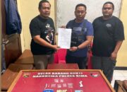 Polsek Tambora Serahkan Lima Pocket Narkoba Jenis Shabu Yang Diamankan Dari Pendaki Gunung Tambora ke Satresnarkoba Polres Bima Kabupaten
