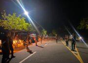 Menekan Potensi Kejahatan Malam Hari dan Jaga Kondusifitas Kamtibmas Piket Gabungan Fungsi Polres Bima Kabupaten Pertebal Patroli KRYD