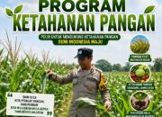 Polisi RW Polsek Senori Polresta Tuban Pantau Kodisi Tanaman Jagung Milik Warga Desa Medalem Guna Mendukung Program Ketahanan Pangan
