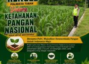 Polri Dukung Astacita, Polsek Rengel Polresta Tuban Turun Cek Tanaman Jagung Warga di Desa Pekuwon
