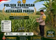 BHABINKAMTIBMAS DESA PACING SAMBANGI LAHAN JAGUNG DI DESA PACING KECAMATAN PARENGAN GUNA DUKUNG KETAHANAN PANGAN.