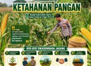 Mendukung Asta Cita Presiden, Anggota Bhabinkamtibmas Polsek Senori Polresta Tuban Lakukan Pemantauan Tanaman Jagung Warga Desa Leran