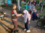 Polsek Kayangan Gelar Rawan Pagi di SMPN 1 Kayangan, Pastikan Arus Lalu Lintas dan Kamtibmas Kondusif