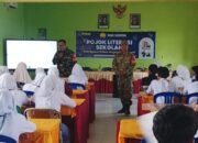 Babinsa Sekotong Berbagi Literasi dan Informasi Rekrutmen TNI
