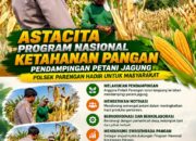 Polsek Parengan Polresta Tuban Pantau Lahan Jagung Warga Desa Ngawun Dukung Program Astacita
