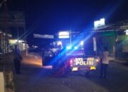 Patroli Malam di Jam Rawan Polsek Woha Sambangi Pemukiman Warga Hingga Lokasi Minim Penerangan